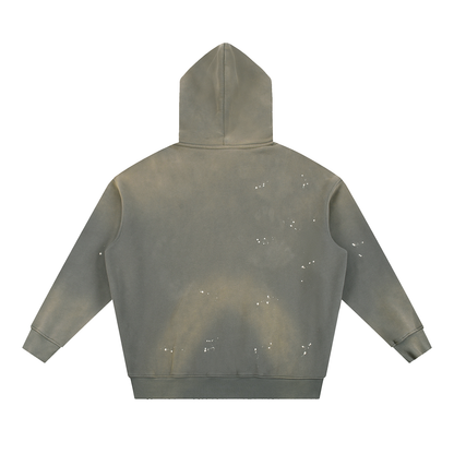 i have rabies Vintage Washed Frayed Fleece Hoodie
