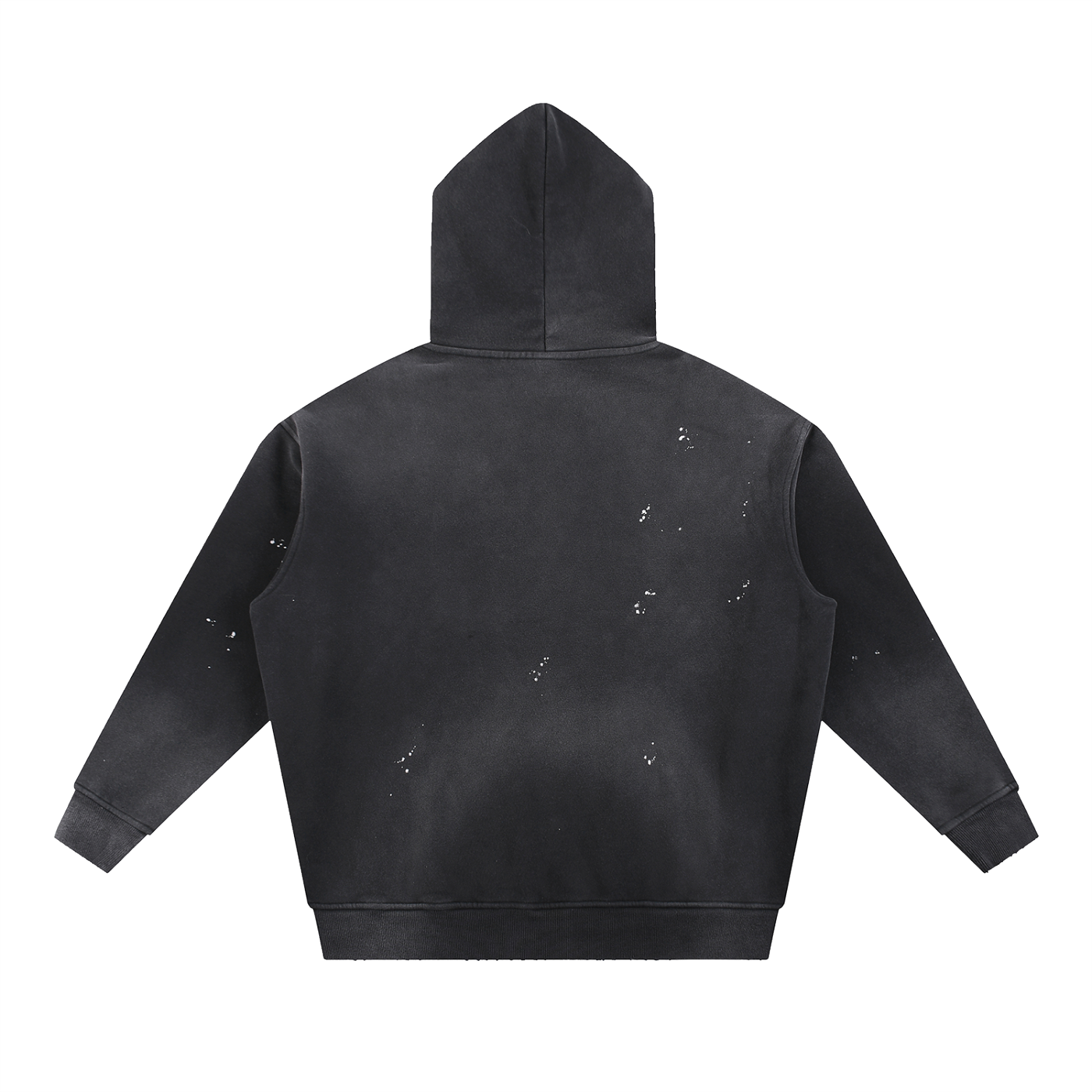 Mentally Spicy Vintage Washed Frayed Fleece Hoodie
