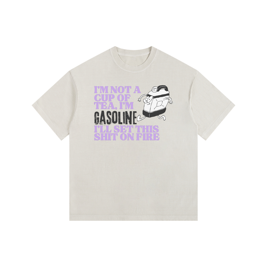 not a cup of tea Vintage Washed Oversized Cotton T-Shirt