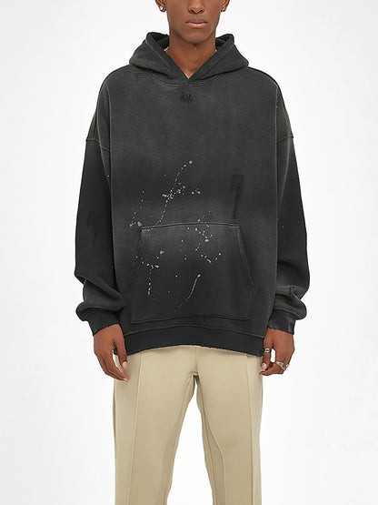 i have rabies Vintage Washed Frayed Fleece Hoodie