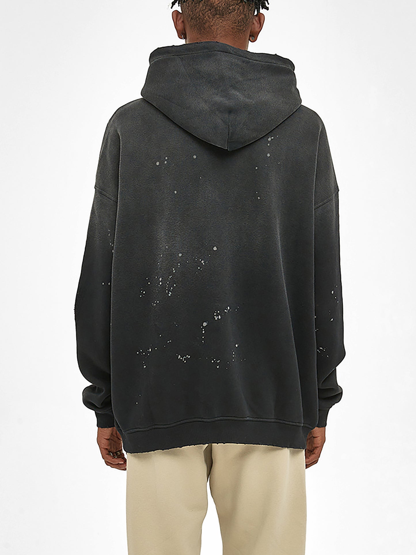 i have rabies Vintage Washed Frayed Fleece Hoodie