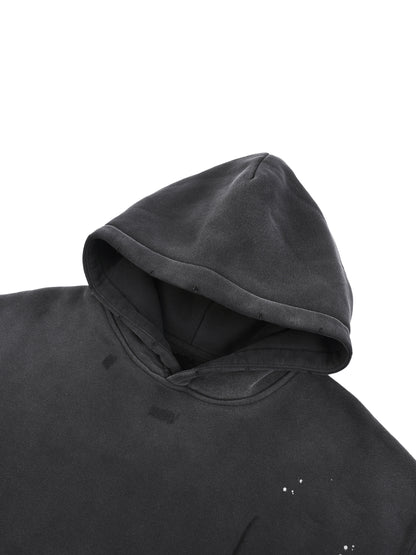 i have rabies Vintage Washed Frayed Fleece Hoodie