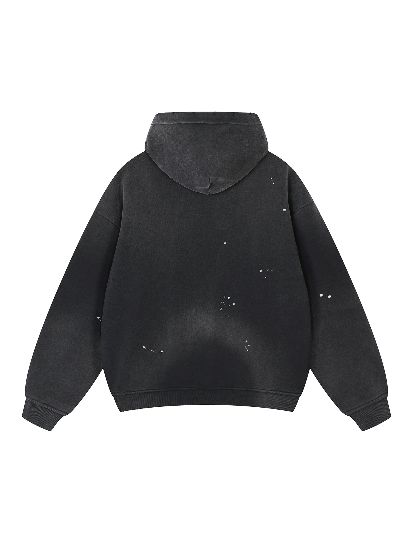 Mentally Spicy Vintage Washed Frayed Fleece Hoodie